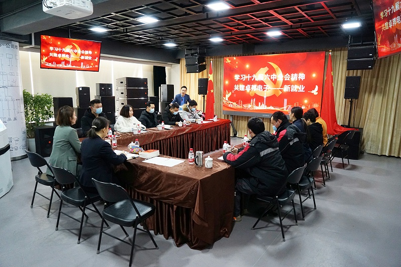 ZOBO蜜桃在线观看网站党支部丨开展“学习贯彻党的十九届六中全会精神”主题党日活动