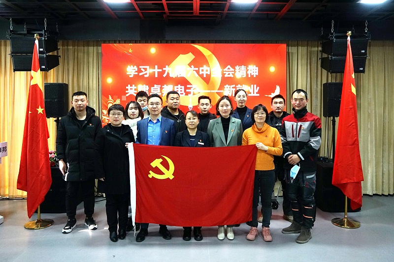 ZOBO蜜桃在线观看网站党支部开展“学习贯彻党的十九届六中全会精神”主题党日活动